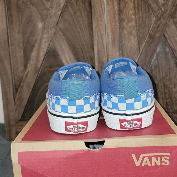 Vans Classic Slip On Checkerboard Shoes Size 5.5 Youth / Women 7 - Picture 5 of 13